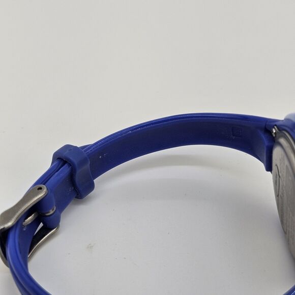 Timex Women's Ironman Watch 34MM Blue Case Blue Plastic Bands New Battery - Picture 12 of 14